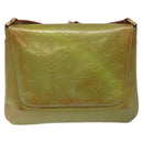 LOUIS VUITTON Monogram Vernis Thompson Street Bag Baby Blue M91009 Auth BD1521-2