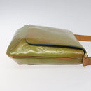 LOUIS VUITTON Monogram Vernis Thompson Street Bag Baby Blue M91009 Auth BD1521-3