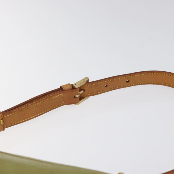 LOUIS VUITTON Monogram Vernis Thompson Street Bag Baby Blue M91009 Auth BD1521