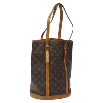 LOUIS VUITTON Monogram Bucket GM Shoulder Bag M42236 LV Auth BD1537
