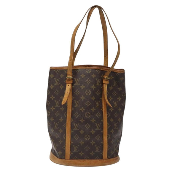 LOUIS VUITTON Monogram Bucket GM Shoulder Bag M42236 LV Auth BD1537
