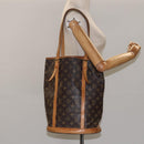 LOUIS VUITTON Monogram Bucket GM Shoulder Bag M42236 LV Auth BD1537-22