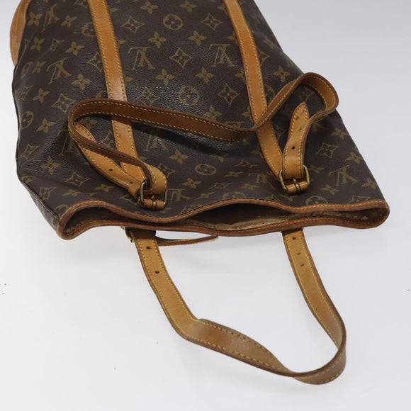 LOUIS VUITTON Monogram Bucket GM Shoulder Bag M42236 LV Auth BD1537