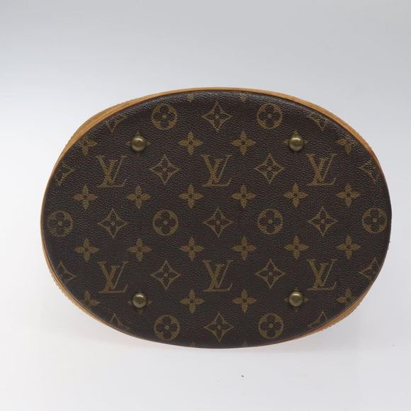 LOUIS VUITTON Monogram Bucket GM Shoulder Bag M42236 LV Auth BD1537