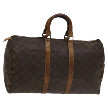 LOUIS VUITTON Monogram Keepall 45 Boston Bag M41428 LV Auth BD1542