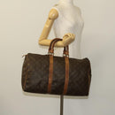 LOUIS VUITTON Monogram Keepall 45 Boston Bag M41428 LV Auth BD1542-23