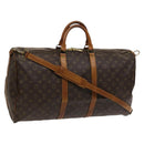 LOUIS VUITTON Monogram Keepall Bandouliere 55 Boston Bag M41414 LV Auth BD1543-1
