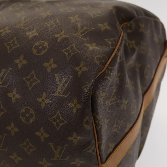 LOUIS VUITTON Monogram Keepall Bandouliere 55 Boston Bag M41414 LV Auth BD1543