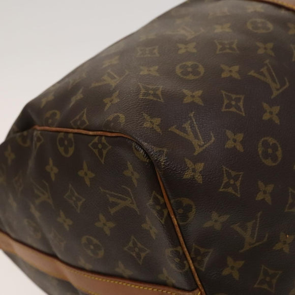 LOUIS VUITTON Monogram Keepall Bandouliere 55 Boston Bag M41414 LV Auth BD1543