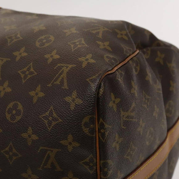 LOUIS VUITTON Monogram Keepall Bandouliere 55 Boston Bag M41414 LV Auth BD1543