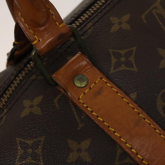 LOUIS VUITTON Monogram Keepall Bandouliere 55 Boston Bag M41414 LV Auth BD1543