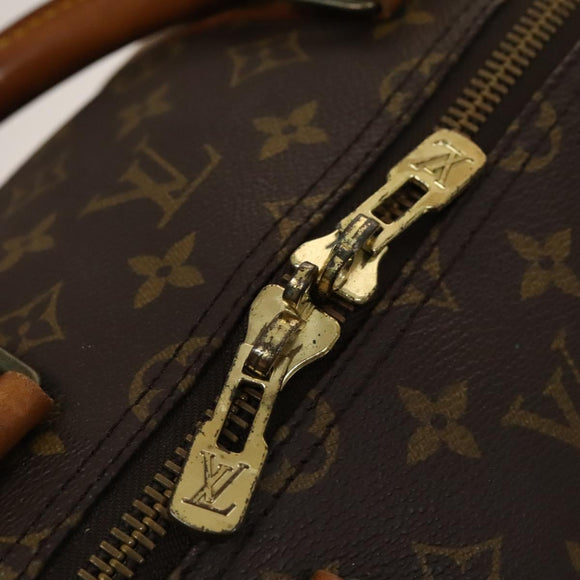LOUIS VUITTON Monogram Keepall Bandouliere 55 Boston Bag M41414 LV Auth BD1543