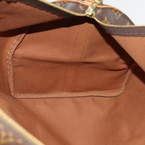 LOUIS VUITTON Monogram Keepall Bandouliere 55 Boston Bag M41414 LV Auth BD1543