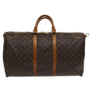 LOUIS VUITTON Monogram Keepall Bandouliere 55 Boston Bag M41414 LV Auth BD1543-13