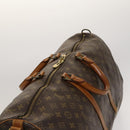 LOUIS VUITTON Monogram Keepall Bandouliere 55 Boston Bag M41414 LV Auth BD1543-6