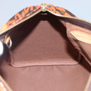 LOUIS VUITTON Monogram Graffiti Speedy 30 Hand Bag Orange M93705 LV Auth BD154M-21