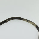 Christian Dior Trotter Canvas Shoulder Bag Brown Gold Auth BD1551-8