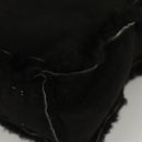 CHANEL Hand Bag Mouton Black CC Auth BD1553-16