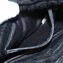 CHANEL Hand Bag Mouton Black CC Auth BD1553-21