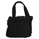 CHANEL Hand Bag Mouton Black CC Auth BD1553-2