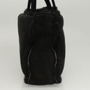 CHANEL Hand Bag Mouton Black CC Auth BD1553-3