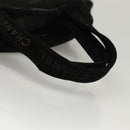 CHANEL Hand Bag Mouton Black CC Auth BD1553-7
