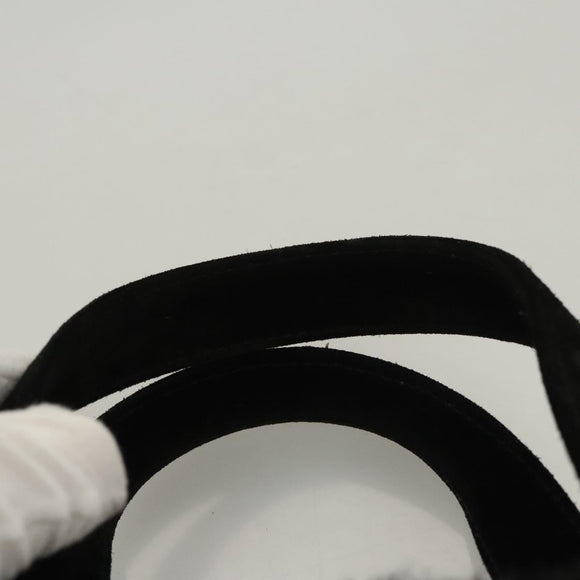 CHANEL Hand Bag Mouton Black CC Auth BD1553