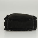 CHANEL Hand Bag Mouton Black CC Auth BD1553-5