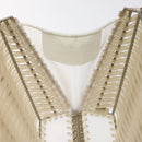 Salvatore Ferragamo Gancini Hand Bag Vinyl Clear Silver Auth BD1554-19