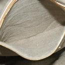 PRADA Hand Bag Canvas 2way Beige Gold Auth BD1555-22
