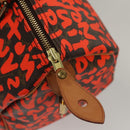 LOUIS VUITTON Monogram Graffiti Speedy 30 Hand Bag Orange M93705 Auth BD1557AM-9