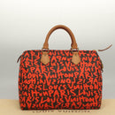 LOUIS VUITTON Monogram Graffiti Speedy 30 Hand Bag Orange M93705 Auth BD1557AM-12