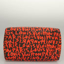 LOUIS VUITTON Monogram Graffiti Speedy 30 Hand Bag Orange M93705 Auth BD1557AM-5
