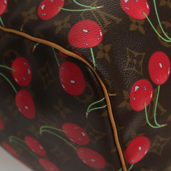 LOUIS VUITTON Monogram Cherry Keepall 45 Boston Bag M95011 LV Auth BD1558SAM