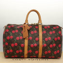LOUIS VUITTON Monogram Cherry Keepall 45 Boston Bag M95011 LV Auth BD1558SAM-12