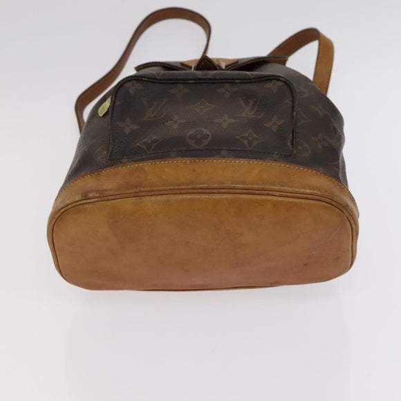 LOUIS VUITTON Monogram Montsouris MM Backpack M51136 LV Auth BD156