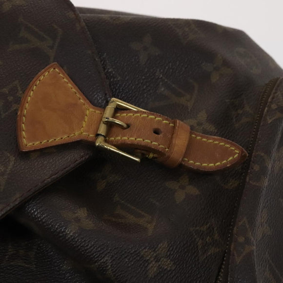 LOUIS VUITTON Monogram Montsouris MM Backpack M51136 LV Auth BD156