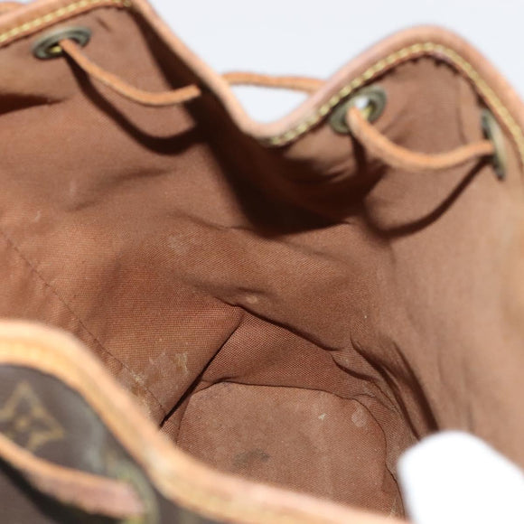 LOUIS VUITTON Monogram Montsouris MM Backpack M51136 LV Auth BD156