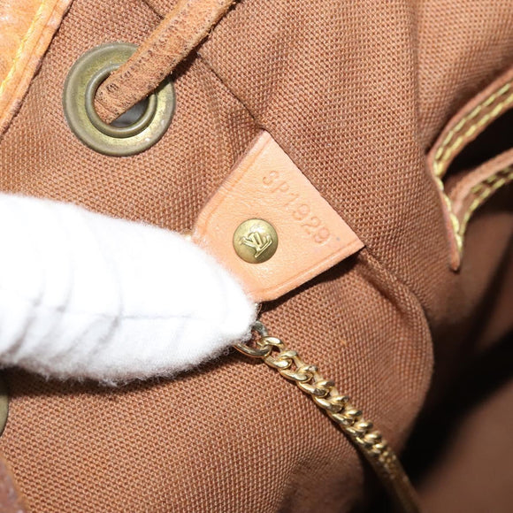 LOUIS VUITTON Monogram Montsouris MM Backpack M51136 LV Auth BD156