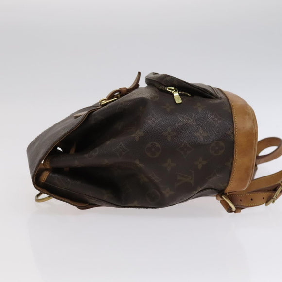 LOUIS VUITTON Monogram Montsouris MM Backpack M51136 LV Auth BD156