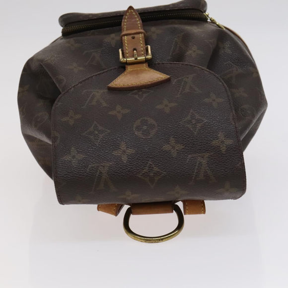 LOUIS VUITTON Monogram Montsouris MM Backpack M51136 LV Auth BD156