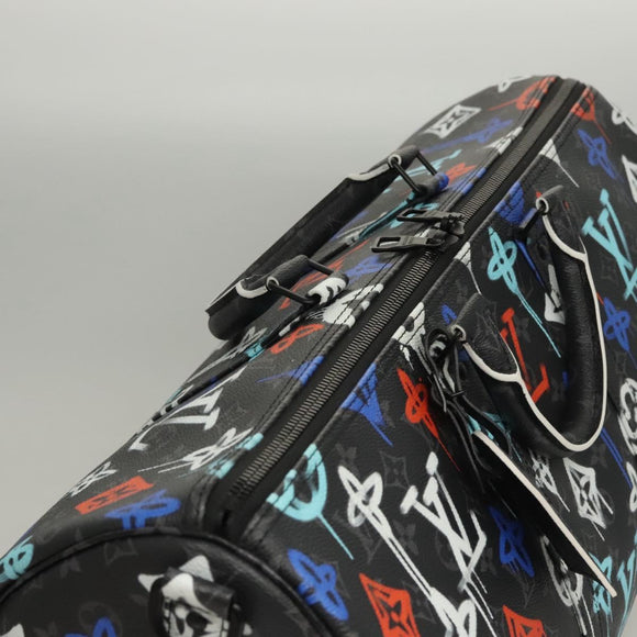 LOUIS VUITTON Monogram Eclipse Keepall Bandouliere 50 Bag M21384 Auth BD1566SM