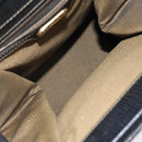 FENDI Zucca Canvas Hand Bag Brown Black gold Auth BD1571V-10