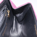 CHANEL Matelasse Hand Bag Cotton Purple CC Auth BD1572-19