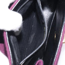 CHANEL Matelasse Hand Bag Cotton Purple CC Auth BD1572-21