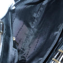 BURBERRY Nova Check Hand Bag Wool Brown Gold black Auth BD1582-11