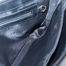 BURBERRY Nova Check Hand Bag Wool Brown Gold black Auth BD1582-18