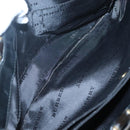 BURBERRY Nova Check Hand Bag Wool Brown Gold black Auth BD1582-21