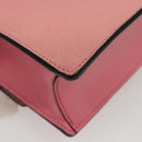 Miu Miu Shoulder Bag Leather Pink Gold Auth BD1584AM-16