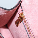 Miu Miu Shoulder Bag Leather Pink Gold Auth BD1584AM-24